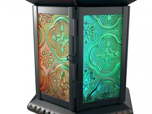 moroccan lantern 01 3D Model
