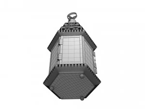 moroccan lantern 01 3D Model