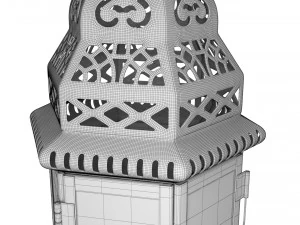moroccan lantern 01 3D Model
