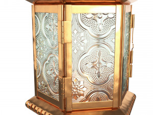 moroccan lantern 02 3D 모델