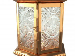 moroccan lantern 02 3D 모델