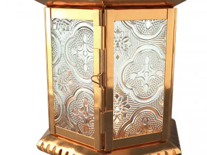 moroccan lantern 02 3D Model