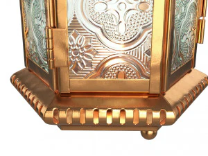 moroccan lantern 02 3D Model
