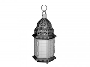 moroccan lantern 02 3D 모델