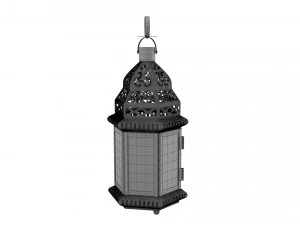 moroccan lantern 02 3D Model