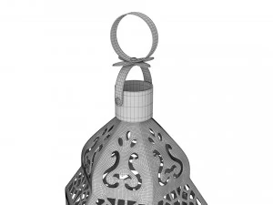 moroccan lantern 02 3D Model
