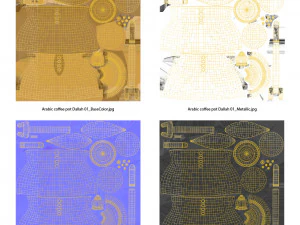 Arabische Kaffeekanne Dallas 3D Modell