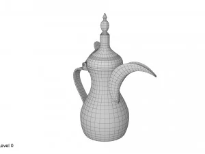 Arabische Kaffeekanne Dallas 3D Modell