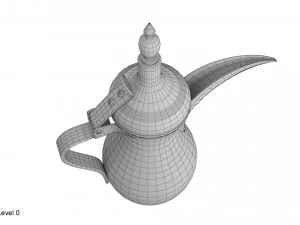 Arabische Kaffeekanne Dallas 3D Modell