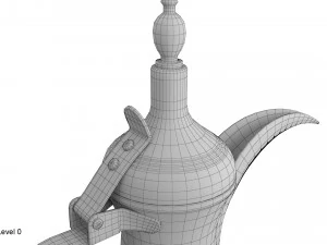Arabische Kaffeekanne Dallas 3D Modell