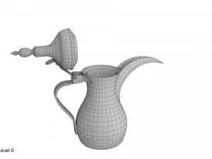 Arabische Kaffeekanne Dallas 3D Modell