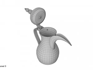 Arabische Kaffeekanne Dallas 3D Modell