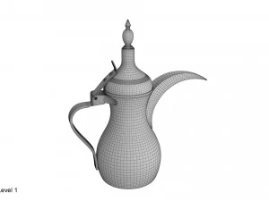 Arabische Kaffeekanne Dallas 3D Modell