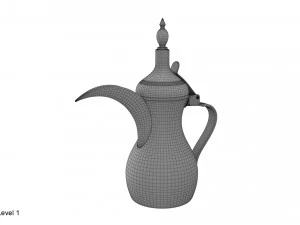 Arabische Kaffeekanne Dallas 3D Modell