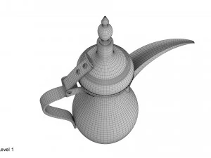 Arabische Kaffeekanne Dallas 3D Modell