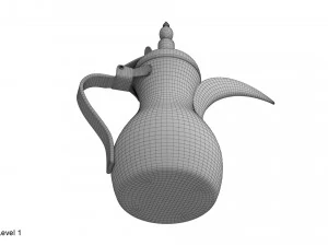 Arabische Kaffeekanne Dallas 3D Modell