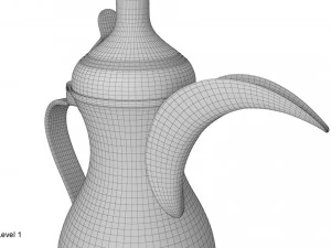 Arabische Kaffeekanne Dallas 3D Modell