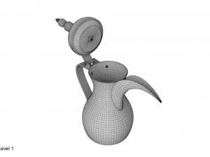 Arabische Kaffeekanne Dallas 3D Modell