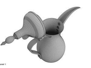 Arabische Kaffeekanne Dallas 3D Modell