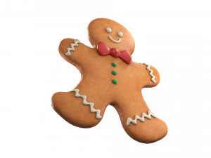 Gingerbread man 3D Model
