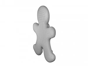 Gingerbread man 3D Model