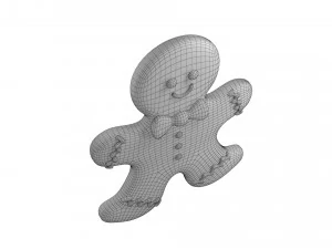 Gingerbread man 3D Model