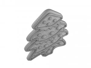 Sapin de No&euml;l en pain d'&eacute;pices Modèle 3D