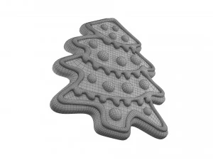Sapin de No&euml;l en pain d'&eacute;pices Modèle 3D