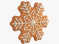 Gingerbread snowflake 3D Модель