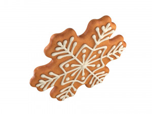Gingerbread snowflake Modèle 3D