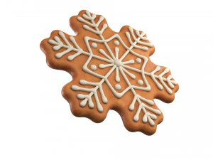 Gingerbread snowflake 3D Model