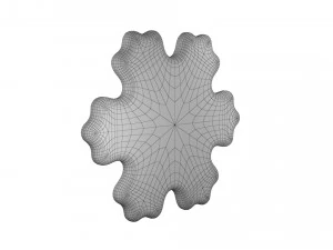 Gingerbread snowflake 3D Model