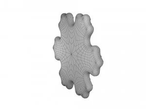 Gingerbread snowflake 3D Model
