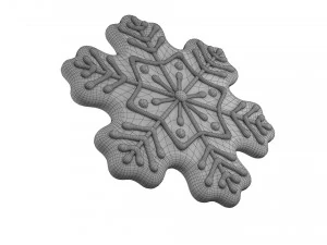 Gingerbread snowflake 3D Model