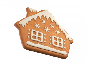 Zencefilli kurabiye evi 3D Model