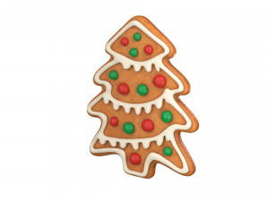 Gingerbread cookie set 3D Модель