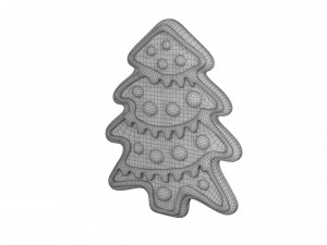 Gingerbread cookie set 3D Модель