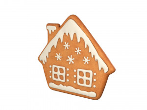 Gingerbread cookie set 3D Модель