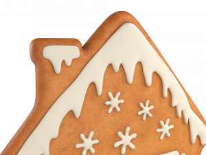 Gingerbread cookie set 3D Модель