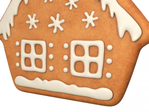 Juego de galletas de jengibre Modelo 3D
