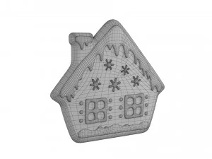 Juego de galletas de jengibre Modelo 3D