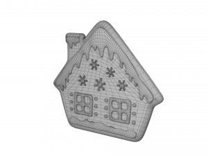 Gingerbread cookie set 3D Модель