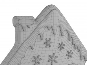 Gingerbread cookie set 3D Модель