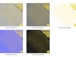圣诞球银 3D 模型
