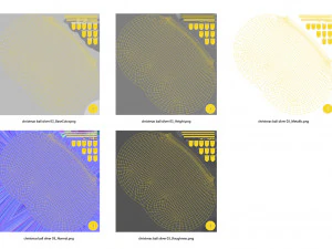 圣诞球银 3D 模型