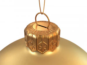 Christmas balls collection 3D Model