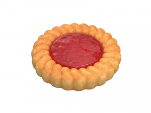 Cookies with jam 3D 모델
