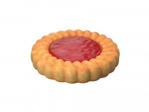 Cookies with jam 3D 모델
