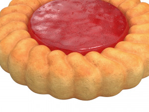 Cookies with jam 3D 모델