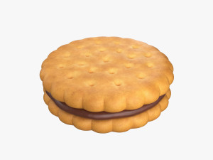 Cookie sandwich 01 Modelo 3D